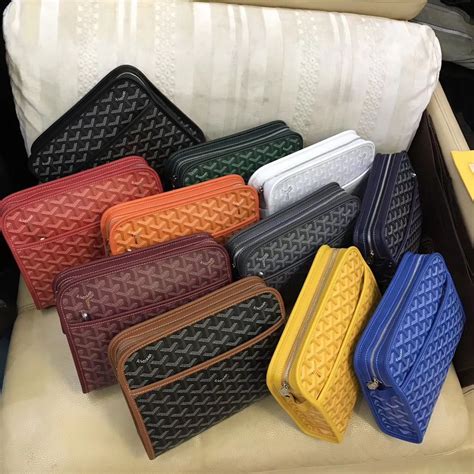 goyard men's clutch price|goyard clutch bag.